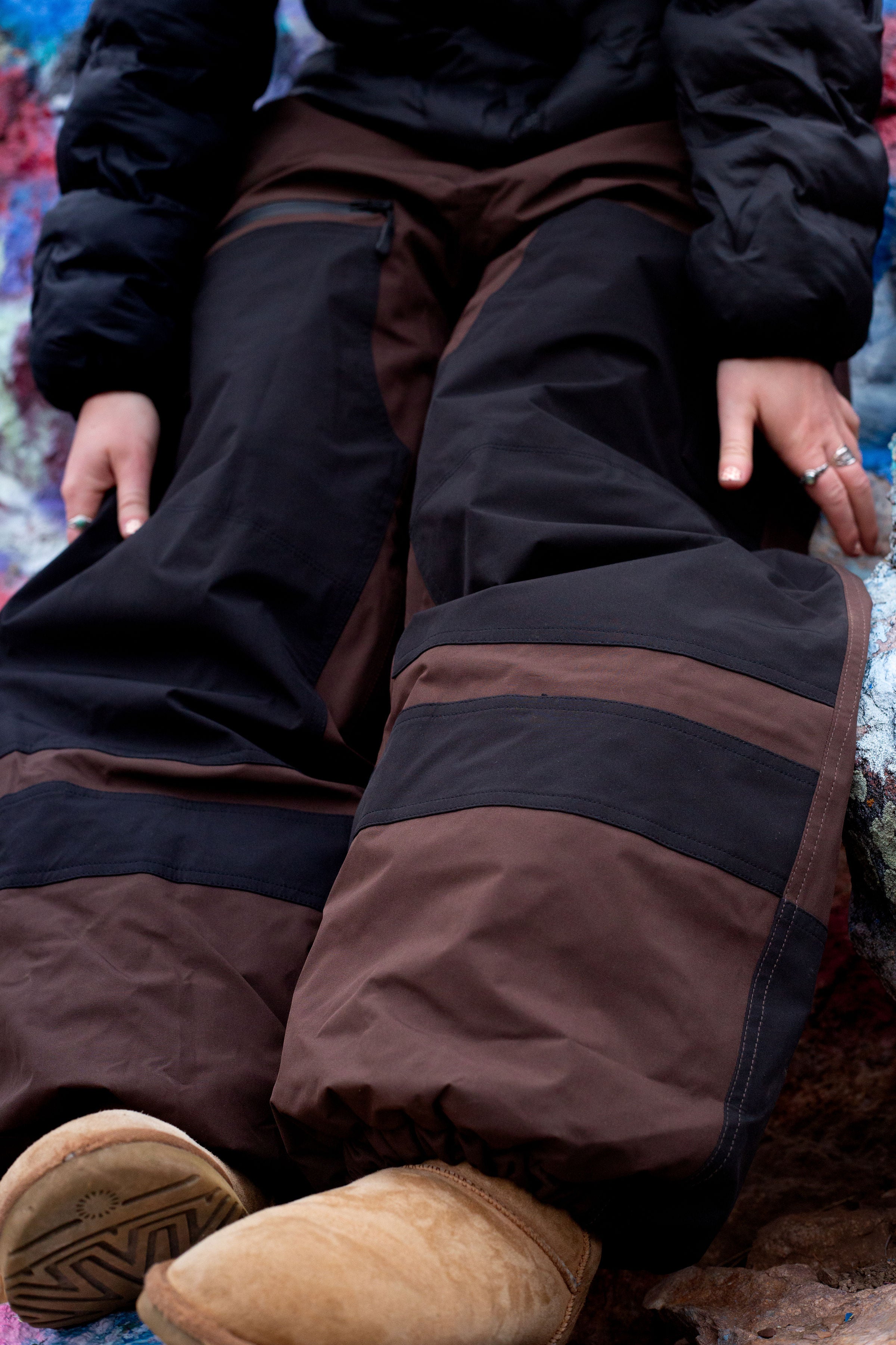 V1 Double Knee - Brown/Black