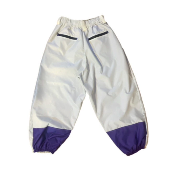 1/1 White and Purple shell pants