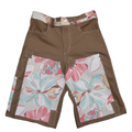 Double Knee Flower Shorts