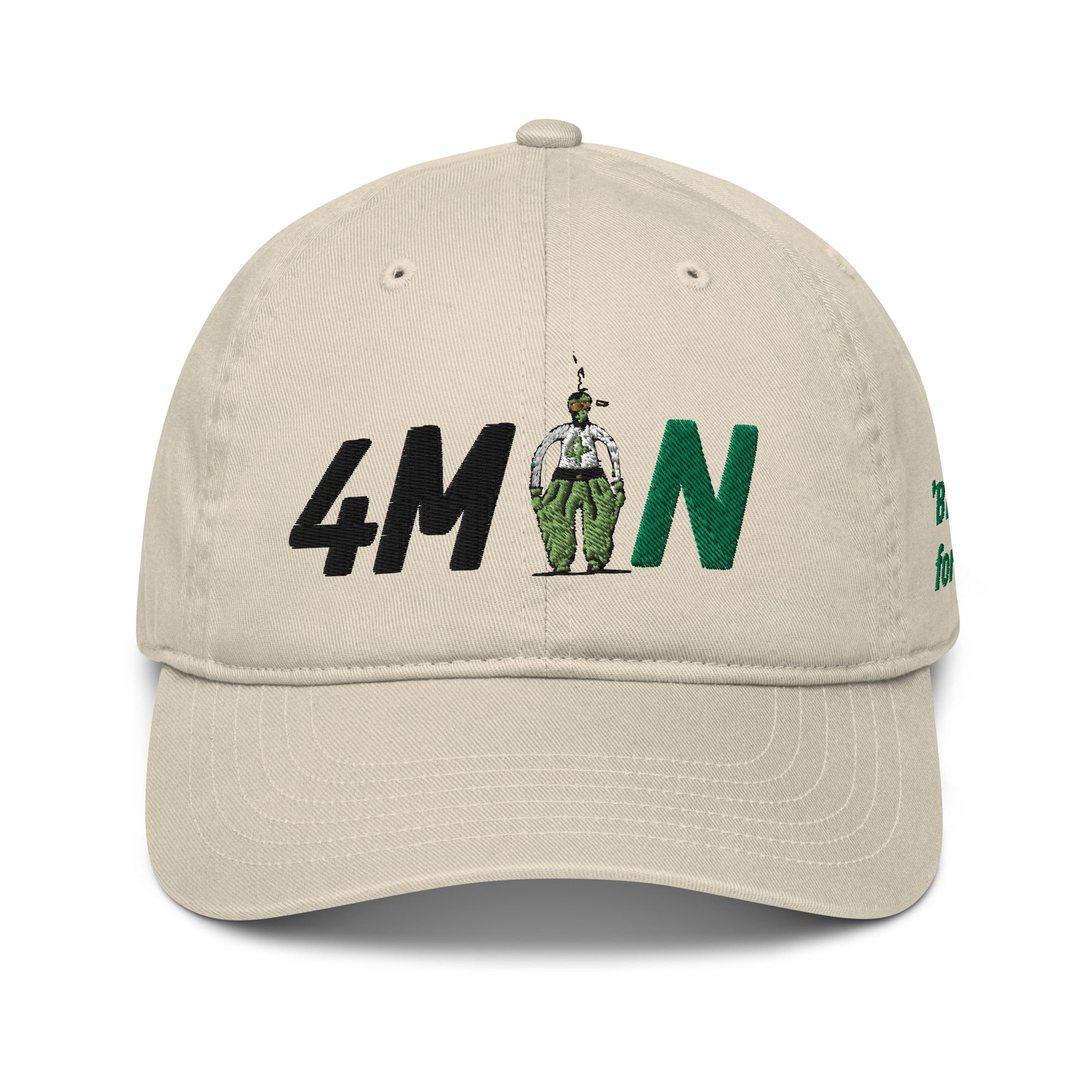 'Big enough for 4 people' Logo Brimmed Hat