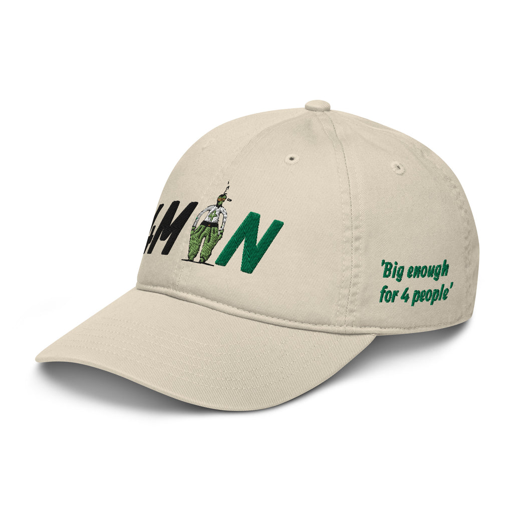 'Big enough for 4 people' Logo Brimmed Hat